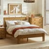 Amsterdam Low Foot End Solid Oak Wooden Bed