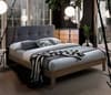 Ander Grey Wooden and Fabric Bed Frame