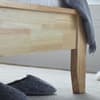 Ander Grey Wooden and Fabric Bed Frame