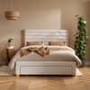 Arabella Grey Velvet 3 Drawer Storage Bed
