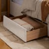 Arabella Grey Velvet 3 Drawer Storage Bed