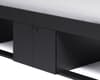 Arctic Black Wooden Storage Cabin Bed