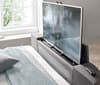 Ardwick Grey Fabric Ottoman Media TV Bed