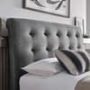 Ashbrooke Dark Grey Velvet Ottoman Storage Bed