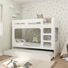 Ashley White Wooden Bunk Bed with Trundle