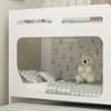 Ashley White Wooden Bunk Bed with Trundle