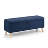 Astrid Blue Fabric Blanket Box