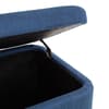 Astrid Blue Fabric Blanket Box