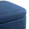 Astrid Blue Fabric Blanket Box