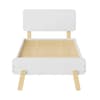 Atlantic White Wooden Bed