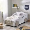 Atlantis White and Taupe Wooden Car Toddler Bed