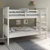 Atlantis White Finish Solid Pine Wooden Bunk Bed