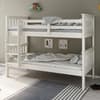 Atlantis White Bunk Bed with 2 Ethan Mattresses Included