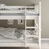 Atlantis White Bunk Bed with 2 Ethan Mattresses Included