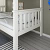 Atlantis White Finish Solid Pine Wooden Bunk Bed Frame - 3ft Single