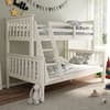 Atlantis White Finish Solid Pine Wooden Triple Sleeper Bunk Bed