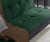 Aurora Green Fabric Sofa Bed