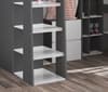 Aurora Grey and White Wooden High Sleeper