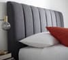 Autumn Fabric Grey Ottoman Storage Bed