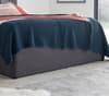 Autumn Fabric Grey Ottoman Storage Bed