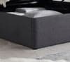 Autumn Fabric Grey Ottoman Storage Bed