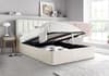 Autumn Fabric Oatmeal Ottoman Storage Bed