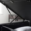 Avery Stone Grey Fabric Ottoman Storage Bed