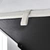 Avery White Fabric Ottoman Storage Bed