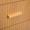 Axel Oak 5 Drawer Fluted Chest of Drawers