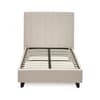 Aylen Oatmeal Fabric Bed