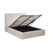 Aylen Oatmeal Fabric Ottoman Storage Bed