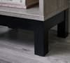 Bali Grey Oak 1 Drawer Wooden Bedside Table