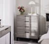 Bali Grey Oak 4 Drawer Wooden Chest