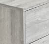 Bali Grey Oak 4 Drawer Wooden Chest