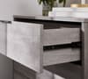 Bali Grey Oak 4 Drawer Wooden Chest