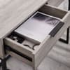 Bali Grey Oak 2 Drawer Wooden Dressing Table & Desk