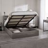 Bali Grey Oak Wooden Bookcase Ottoman Storage Bed