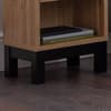 Bali Oak 1 Drawer Wooden Bedside Table