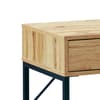 Bali Oak 2 Drawer Wooden Dressing Table & Desk