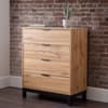 Bali Oak 4 Drawer Wooden Chest