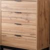 Bali Oak 4 Drawer Wooden Chest