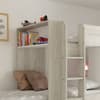 Barca White and Oak Wooden Bunk Bed