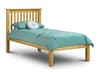 Barcelona Low Foot End Antique Solid Pine Wooden Bed Frame - 5ft King Size