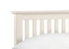 Barcelona Low Foot End Stone White Finish Solid Pine Wooden Bed Frame - 4ft6 Double