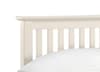 Barcelona Low Foot End Stone White Finish Solid Pine Wooden Bed Frame - 3ft Single