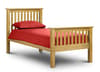 Barcelona High Foot End Antique Solid Pine Wooden Bed