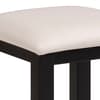 Beauty Bar Dressing Table Stool Black and White