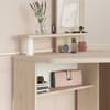 Beauty Bar Corner Dressing Table Oak and White