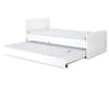 Beckton White Wooden Bed and Trundle Guest Bed