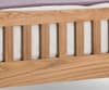 Bergamo Solid Oak Wooden Bed Frame - 4ft6 Double